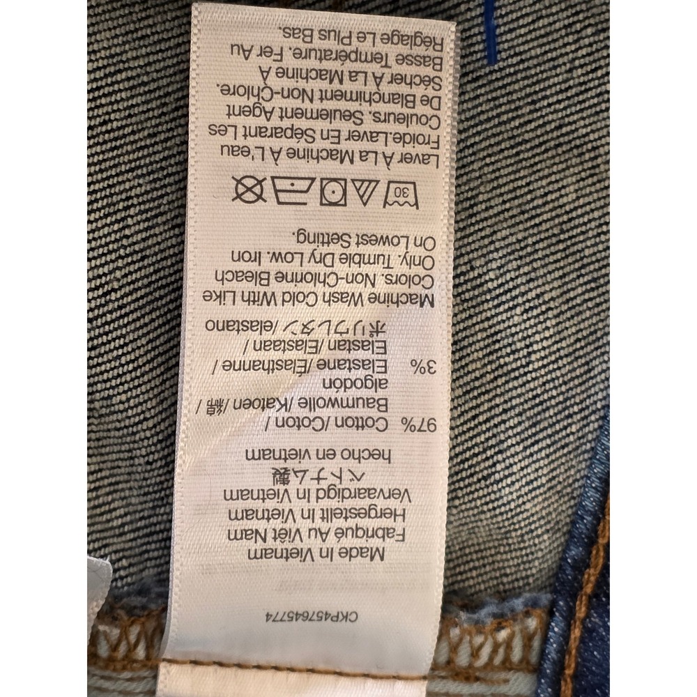 Madewell Curvy High Rise Skinny Jeans Dark Wash Size 29 - Picture 7 of 8